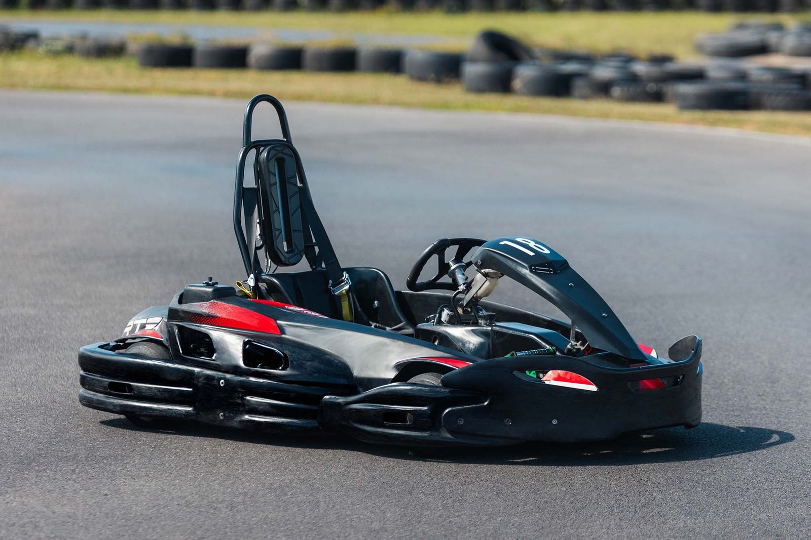 Sodi RT8 hire kart on the Stony Creek track